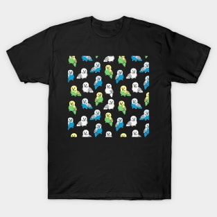 Budgie Pattern T-Shirt